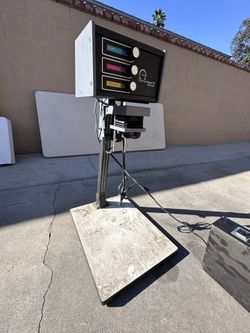 Vtg Omega Concept Six photo enlarger B-600 enlarger, & B-600 lamphouse dark rm