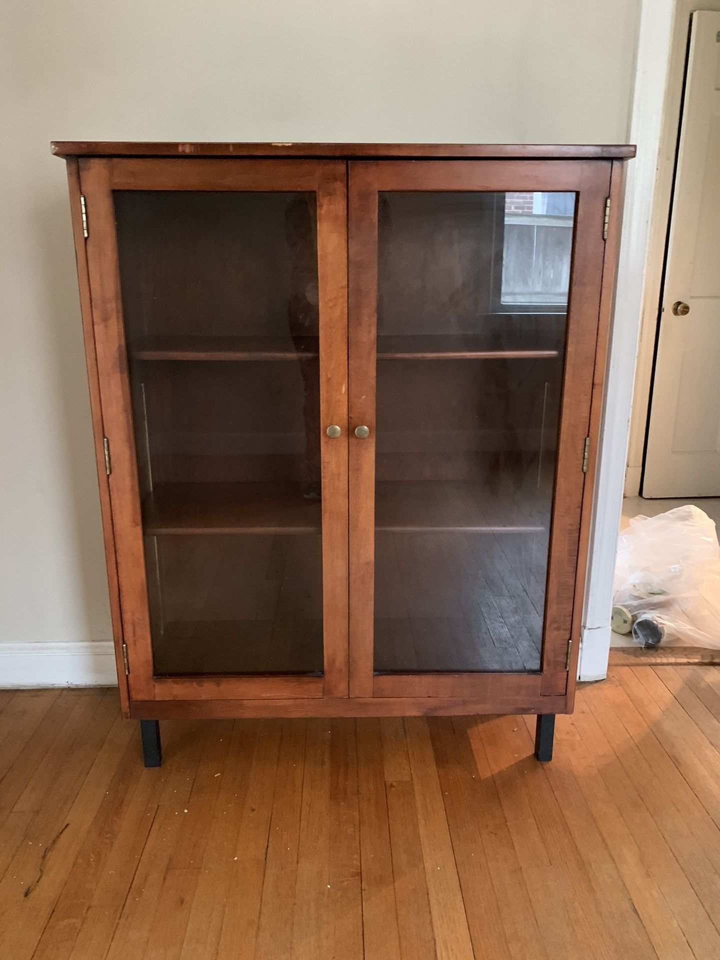 Cabinets with glass doors