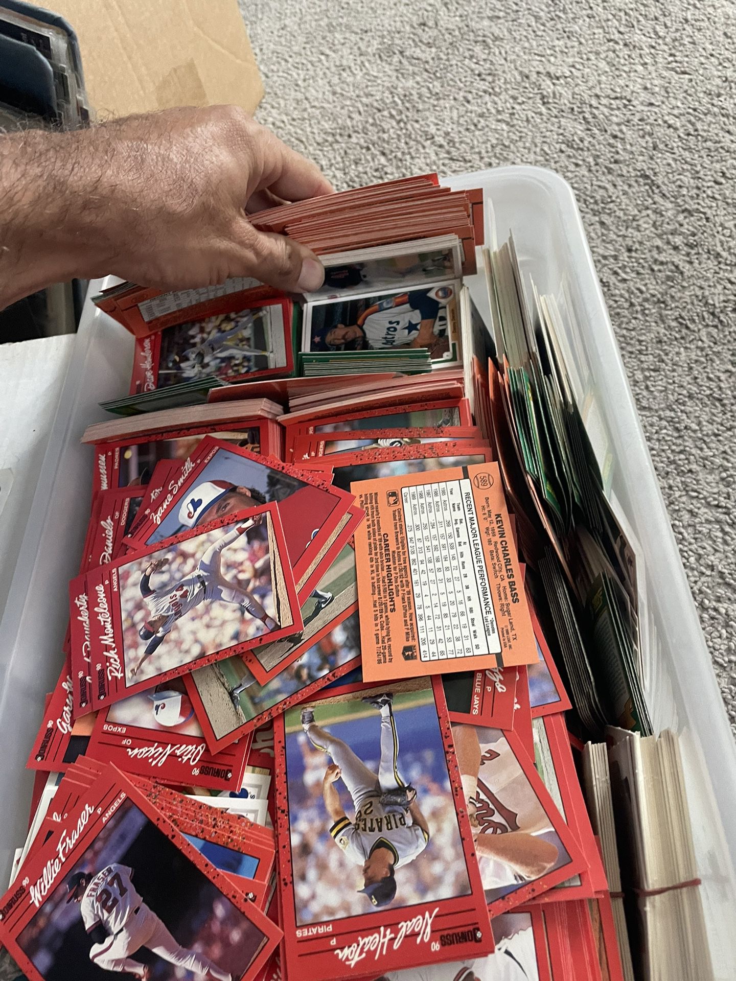 Baseball Cards Lot mixed years from the 90 ‘s / Over 5000 