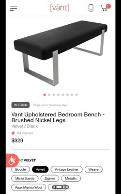 Bedroom Bench