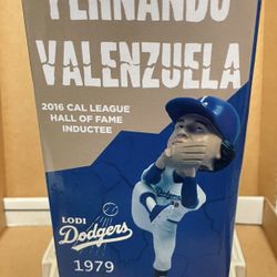 Fernando Valenzuela Quakes Bobblehead SGA - Lodi Dodgers 79’. Only 1500 Given Away