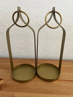 Brass candle holder