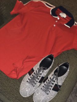 Gucci shoes and shirt 350 for both