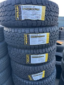 265/70/17 New Set Of AT Tires Installed