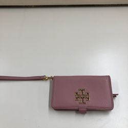 Tory Burch Pink Leather Wallet