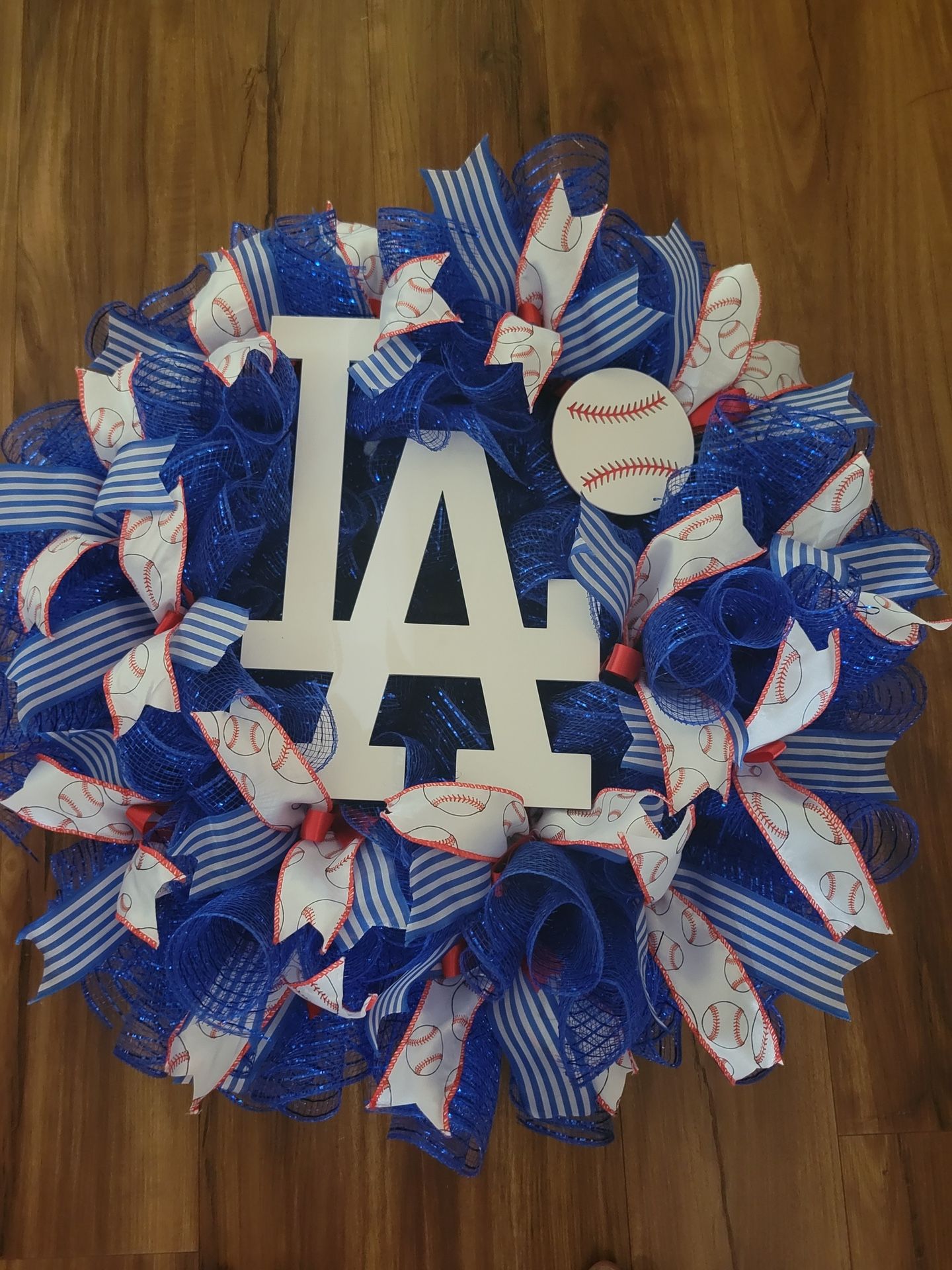 L.A Dodger Wreath