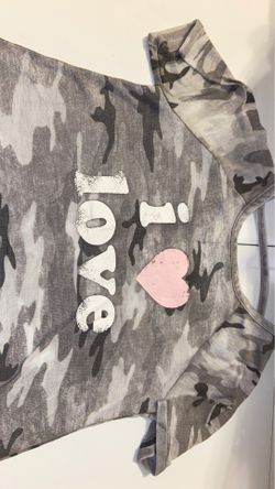 Cute Kids Camouflaged Shirt