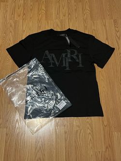 Black amiri stager t shirt size small