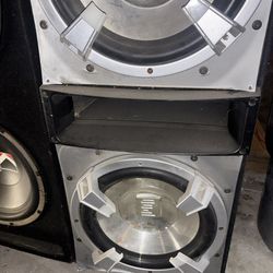 12” Dual Subwoofers With Box