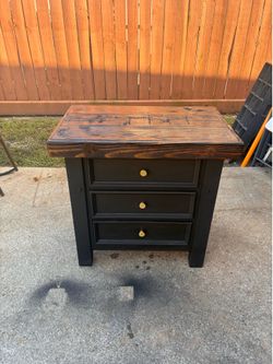Black dresser