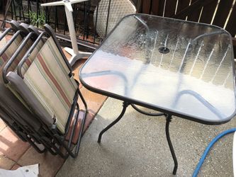 Patio Table With Chairs