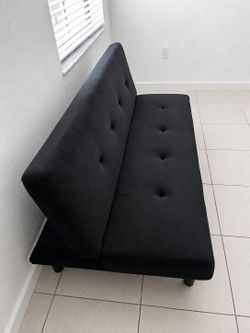 BLACK VELVET SOFA BED 🖤🤩✅