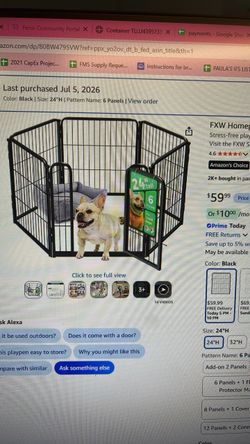Dog playpen