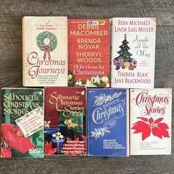 Vintage Silhouette Christmas Books (7 Books, 27 Stories) Howard-Michaels-Roberts and More!