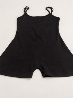 Black Spaghetti Strap Romper