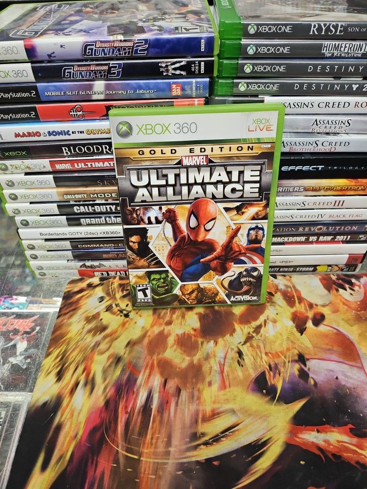 Marvel Ultimate Alliance Gold Edition (Xbox 360) - COMPLETE - TESTED
