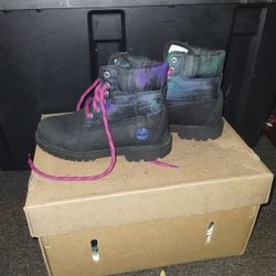 Timberlands Black Boots 