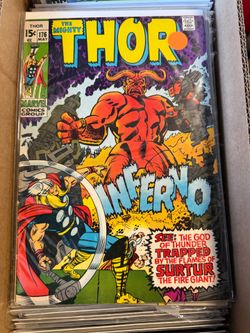 Mighty Thor 176 marvel comic book jack kirby