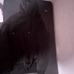 black hoodie