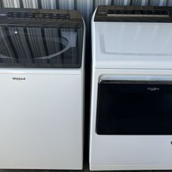 Whirlpool Cabrio 5 Cubic Capacity w/Power Agitator Washer/Electric Dryer (can deliver) 