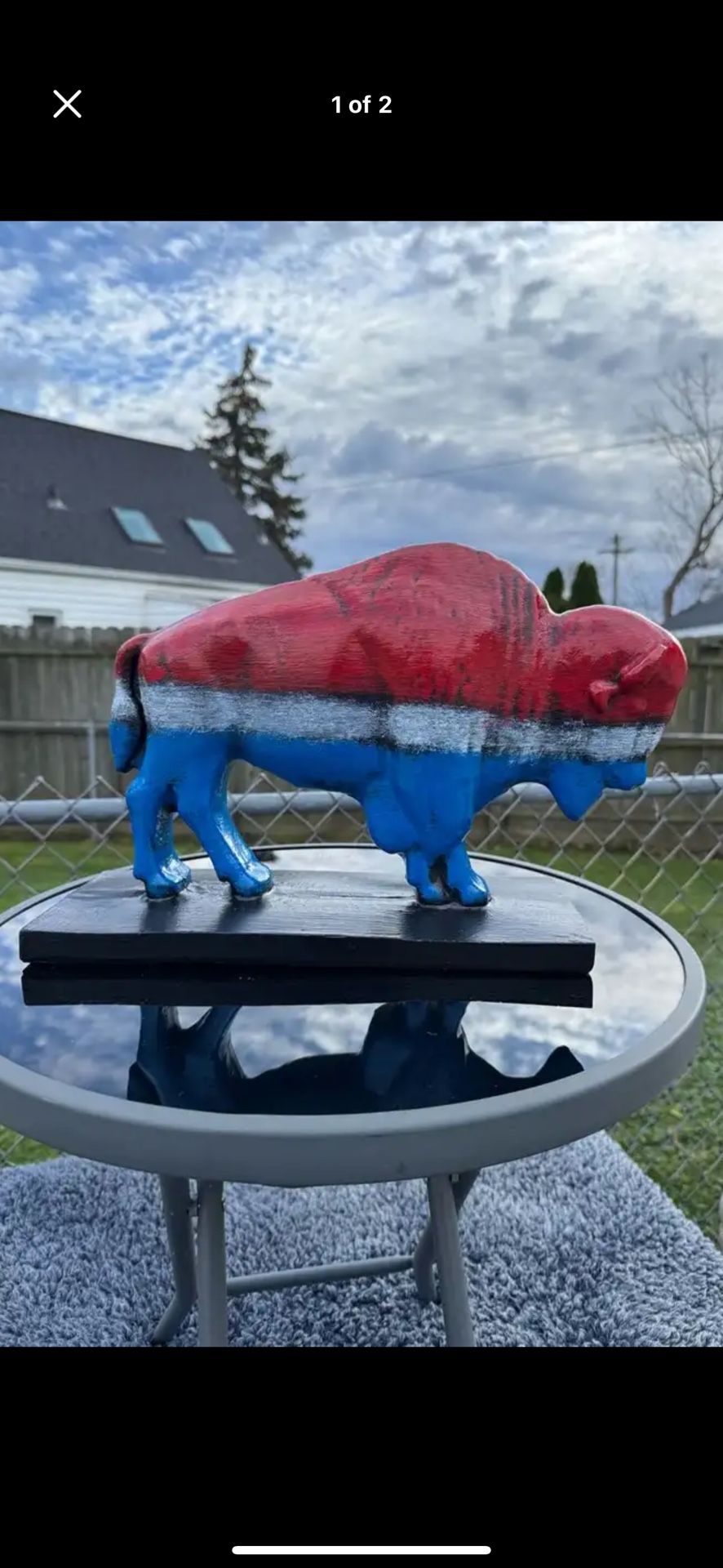 The Red White And Blue Buffalo