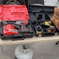 Milwaukee Half Inch Impact DeWalt 12 Volt Drill