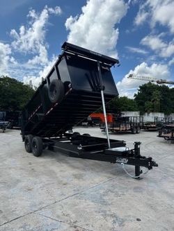 AMP 7 x 16 High Side Dump Trailer 16k