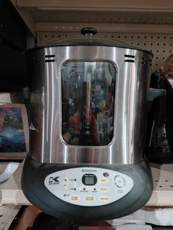 Kalorik Stainless Steel Vertical Rotisserie Whole Chicken Cooks Whole