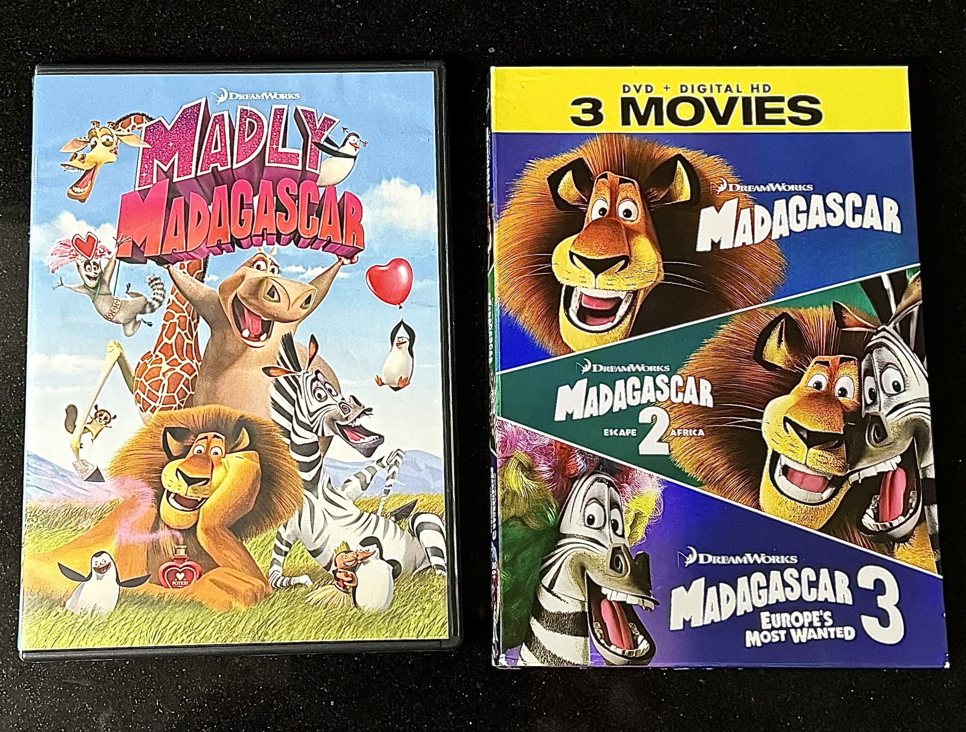 🦁🦒📀 DreamWorks Madagascar 4 Movie DVD Special Edition Set (new)