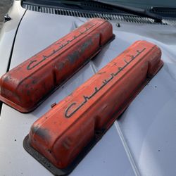 1955 Chevy Bel Air Corvette Impala 265 327 283 Valve Covers 
