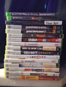 15 Xbox 360 Games 2 Xbox One Games