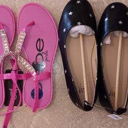 Lot Of 2 New Girls Shoes Bebe Gap Size 2-3