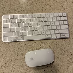 Apple Magic Mouse And Magic Keyboard