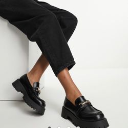 ASOS DESIGN Masterpiece chunky loafer in black