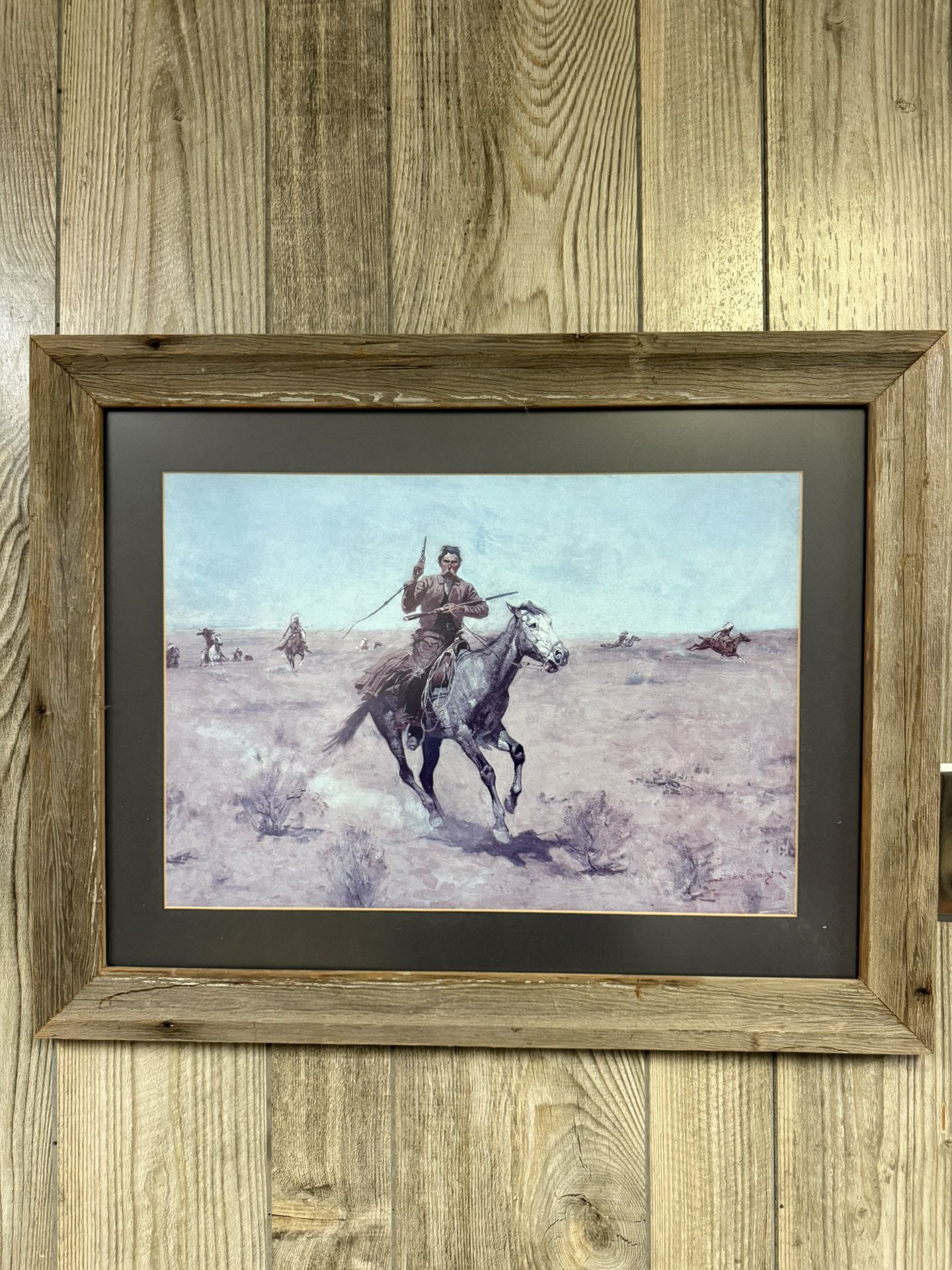 Frederic Remington “The Flight”