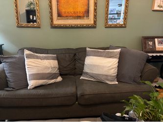 Sofa loveseat and table