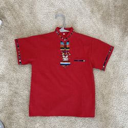 Mexican shirt  for boy size 10
