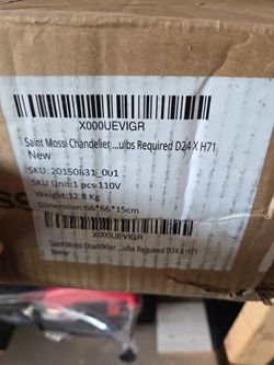 St Messi chandelier light fixture