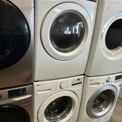 LG Frontload washer and dryer set electric with warranty