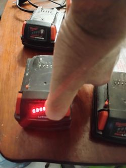 Milwaukee Cordless Drill, Compact Drill, Circular Saw, Drywall Drill Includes 4 Batteries And Charger