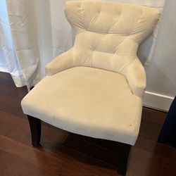 Used Off white Accent chair