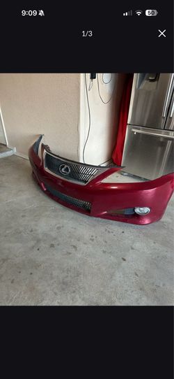 Is250 front bumper with fog lights