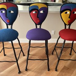 Unique 3 Bar Stools