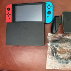 Nintendo Switch And Dock Console Set