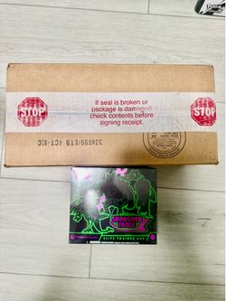 Sealed case of shrouded fable Pokemon center etbs