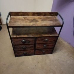 Dresser With Cloth Drawers