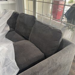 Sectional Sofa Dark Grey