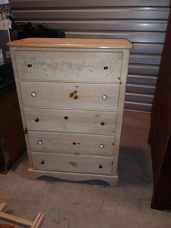 Chest solid wood H49 L34 D 17 3/4