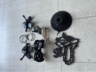 MTB, Hardtail Shimano Altus 3x8 Group set , Shimano HG Cassette 12-32T,  FD-34.9 Clamp Dual pull