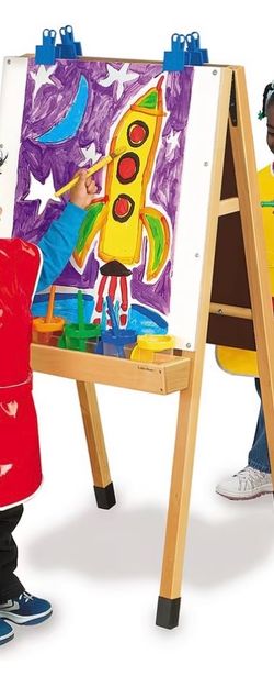 Lakeshore Hardwood Easel for Kids